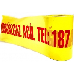 20 Cm. Doğalgaz İkaz Bandı (Top 250 Mt.)