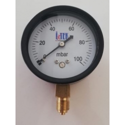 İtek 63 mm 0-100 Mbar Doğalgaz Manometre