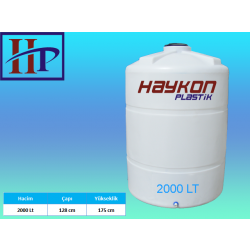 Su Tankı Deposu 2000 Lt. Dikey