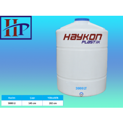 Su Tankı Deposu 3000 Lt. Dikey